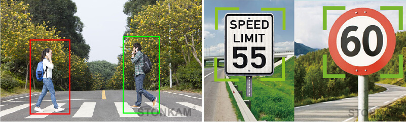 1080P ADAS高级车载驾驶辅助系统 - 行人侦测 与 限速标志提醒