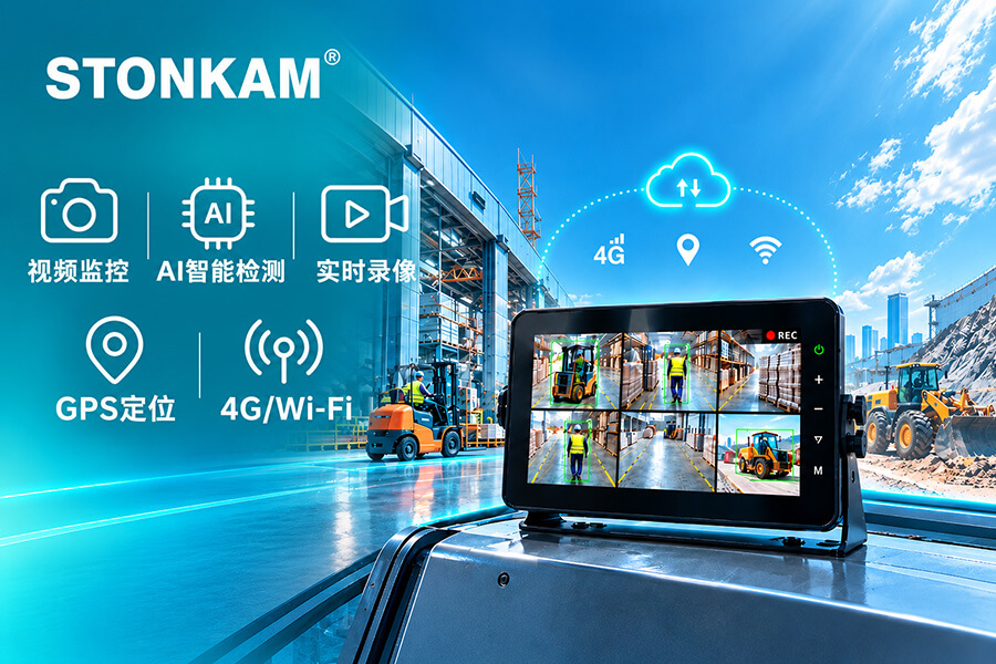 敏视AI车载显示器：集成多路AI检测、实时录像与4G/5G联网